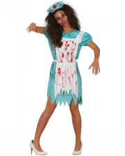 Blutbesudeltes Zombie Krankenschwester Kostüm 