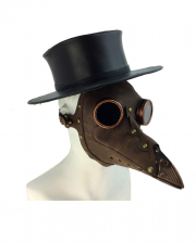 Brown Steampunk Plague Doctor Mask 