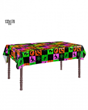Colorful Halloween Tablecloth 
