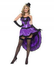 Showgirl Can-Can Kostüm Violett 