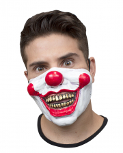 Clown Halbmaske aus Latex 