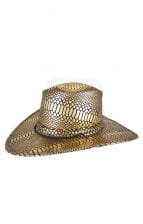 Cowboy hat gold / black 