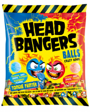 Crazy Sour Head Bangers Bonbons 135g 