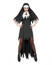 Demonic Nun Costume With Hood 