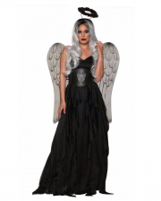 Schwarzer Engel Damen Kostüm 