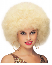 Blonde Deluxe Jumbo Afro Perücke 