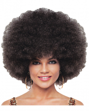 Braune Deluxe Jumbo Afro Perücke 