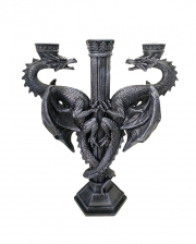 Drachen Altar Kerzenhalter 3-armig 