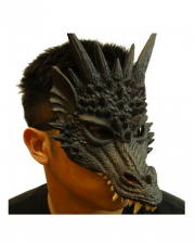Dragon Half Mask Black 