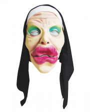 Drag Queen Klosterschwester Maske