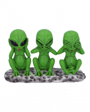 Drei Weise Aliens Statue 16cm 