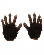 Werwolf Handschuhe mit Kunstfell 