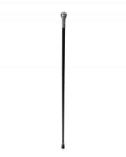 Walking stick with a silver knob 