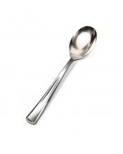 Silver Plastic Spoon 12 Pcs. 