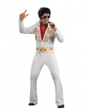 Smi Karneval Kinder Kostüm Elvis 60er Jahre Rockstar weiß