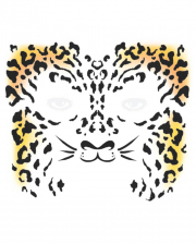 Gesichtstattoo Gepard 