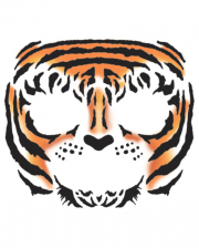 Gesichtstattoo Tiger 