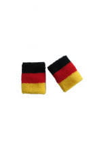 Fan Schweißbänder in Deutschlandfarben 