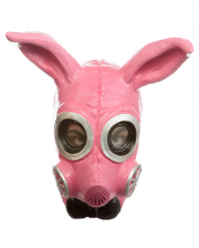Pinke Fetisch Bunny Gas Maske 
