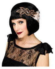 Champagner Flapper Haarband Deluxe 