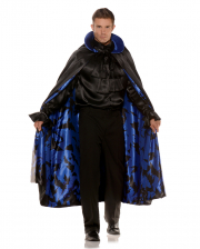 Fledermaus Umhang für Halloween Schwarz-Blau