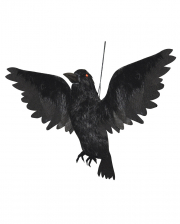 Wing Flapping Raven Halloween Animatronic 