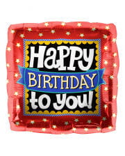 Foil balloon Happy Birthday to you 