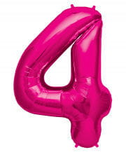 Foil Balloon number 4 Pink 