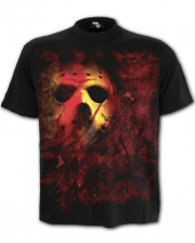 Schwarzes Friday 13th - Jason lebt - T-Shirt 