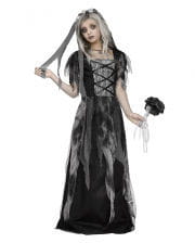 Halloween Brautkleid Kinderkostüm mit Schleier 