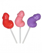 Fruchtiger Penis Lutscher am Stiel