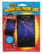Broken Cell Phone Screen Joke Article 