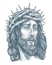 Jesus Tattoo zum Aufkleben 