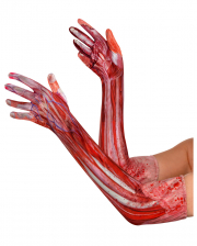 Blutige Halloween Handschuhe