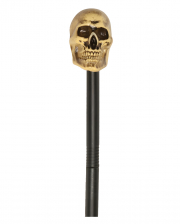 Walking Stick With Antique Skull 