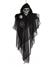 Ghostly Phantom with Rag Cape & Lantern 50cm 