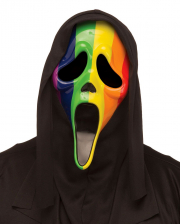 Regenbogen Ghost Face Pride Maske 