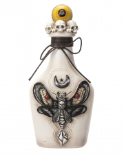 Giftflasche mit Totenkopf Motte & Auge 25cm 