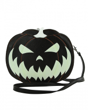 Glow In The Dark Jack O'Lantern Pumpkin Handbag 