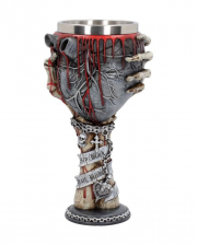 Gothic Goblet With Bloody Black Heart