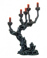 Gothic Kerzenhalter - Baum der Höllen Dämonen 