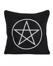 Gothic Pentagram Cushion 35cm 