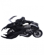 Sensenmann Biker auf Motorrad Figur 22,5cm 