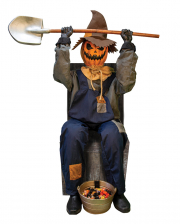 Schaurige Kürbis Vogelscheuche Halloween Animatronic