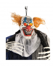 Grusel-Clown Hängedeko Figur 120 cm 