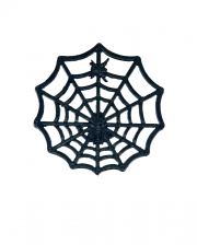 Spiderweb Metall Untersetzer Schwarz 