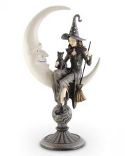 Crescent Moon Witch Decorative Statue 52cm 