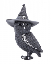 Halloween Owl With Witch Hat 30cm 