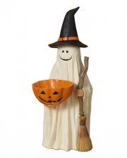 Halloween Ghost With Pumpkin Shell 42cm 