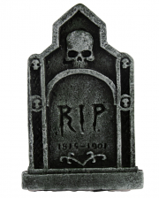 Halloween Gravestone 1816-1901 With Skull 53cm 